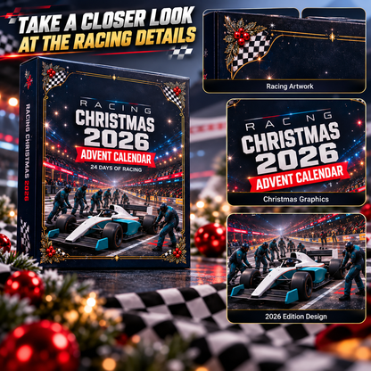 🏎️🎄 Racing to Christmas 2026 – 24-Day Motorsport Advent Calendar