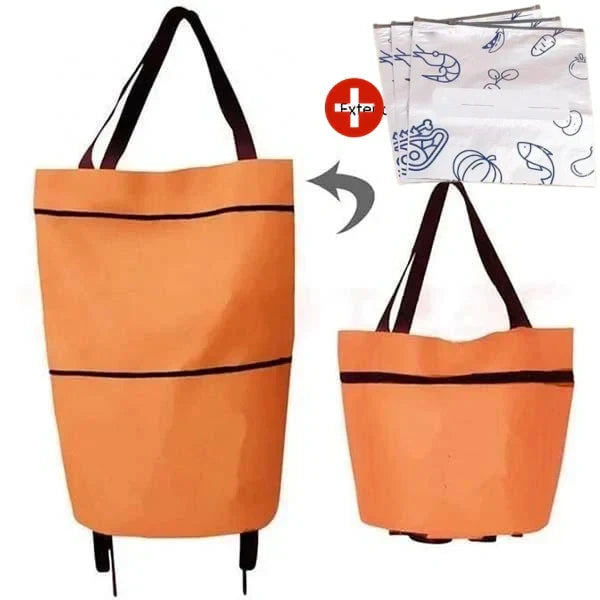 🏆Last Day Special Price ￡9.99!!💞Foldable 2-in-1 Shopping Bag