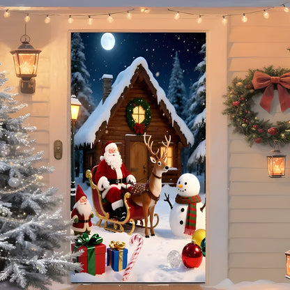 🎄🎅 2026 Festive Christmas Door Cover
