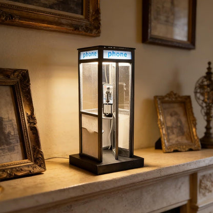 🔥Last Day 49% OFF - ☎️Retro Vintage Tall PhoneBooth Lamp