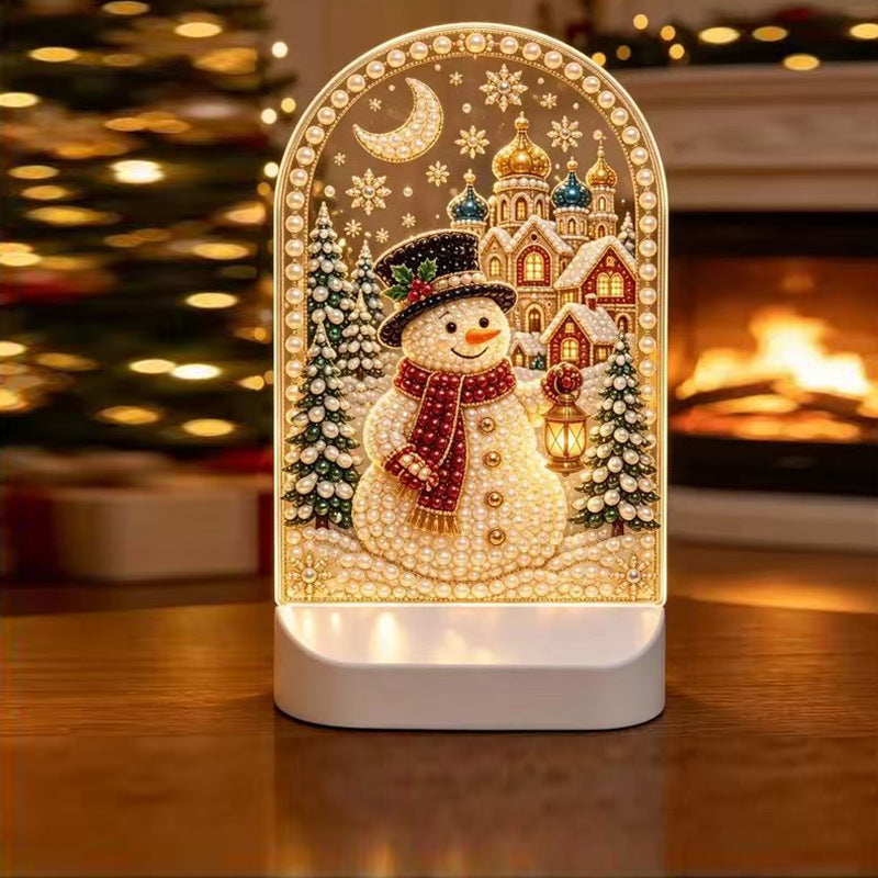 Pearl-luster Santa Claus Desktop Ornament