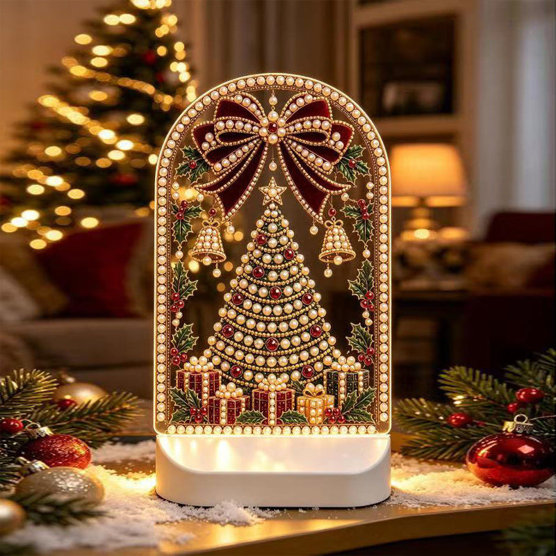 Pearl-luster Santa Claus Desktop Ornament