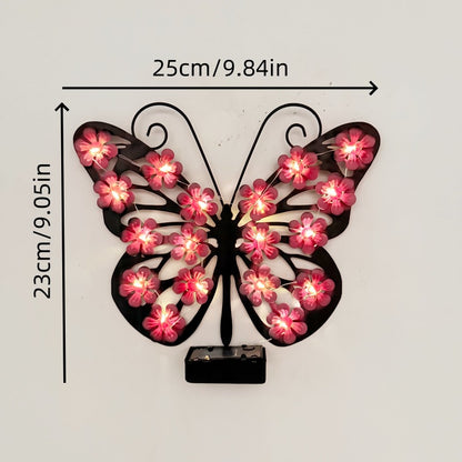 🦋 Solar Butterfly Garden Light