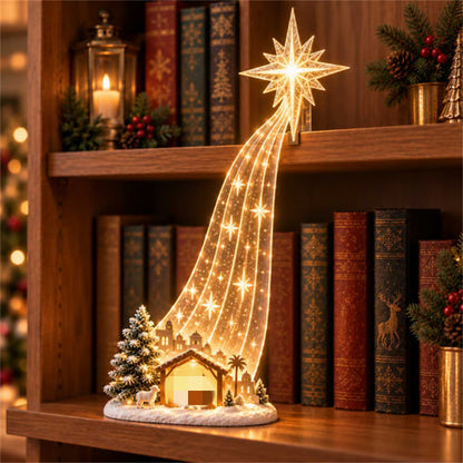✨Last Day 50% OFF - Christmas Shelf-Edge Lighted Scene Decor