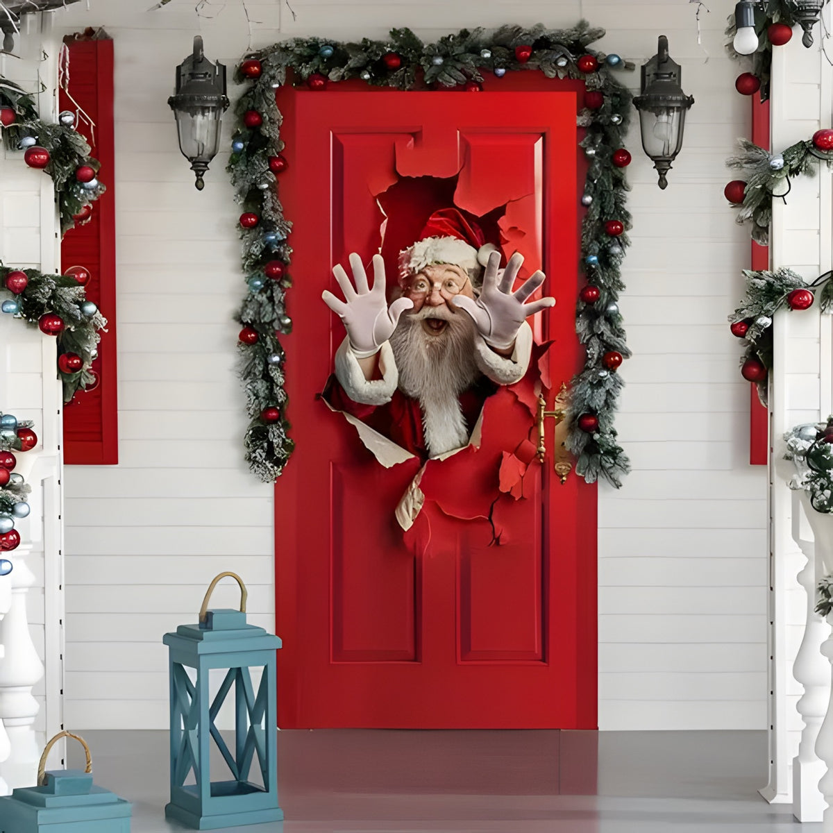 🎄🎅 2026 Festive Christmas Door Cover