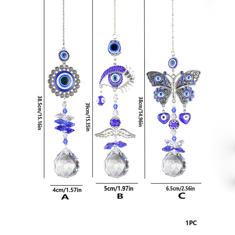 😈👁️Bohemian Style Crystal Light Catcher Decor