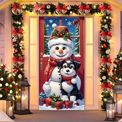 🎄🎅 2026 Festive Christmas Door Cover
