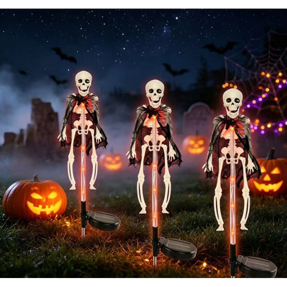 💀 Solar Skeleton Yard Stake