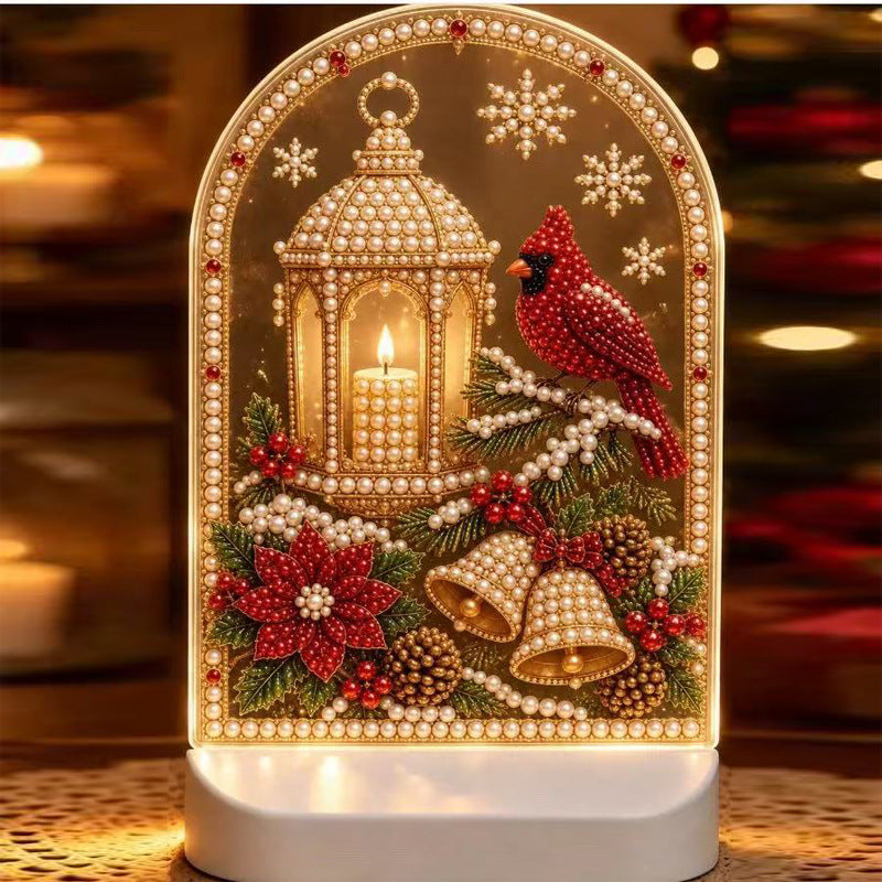 Pearl-luster Santa Claus Desktop Ornament