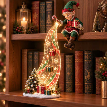 ✨Last Day 50% OFF - Christmas Shelf-Edge Lighted Scene Decor