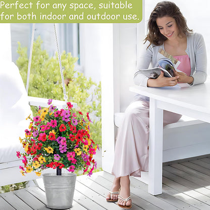 💐Weatherproof & No-Fade Outdoor Hanging Flowers