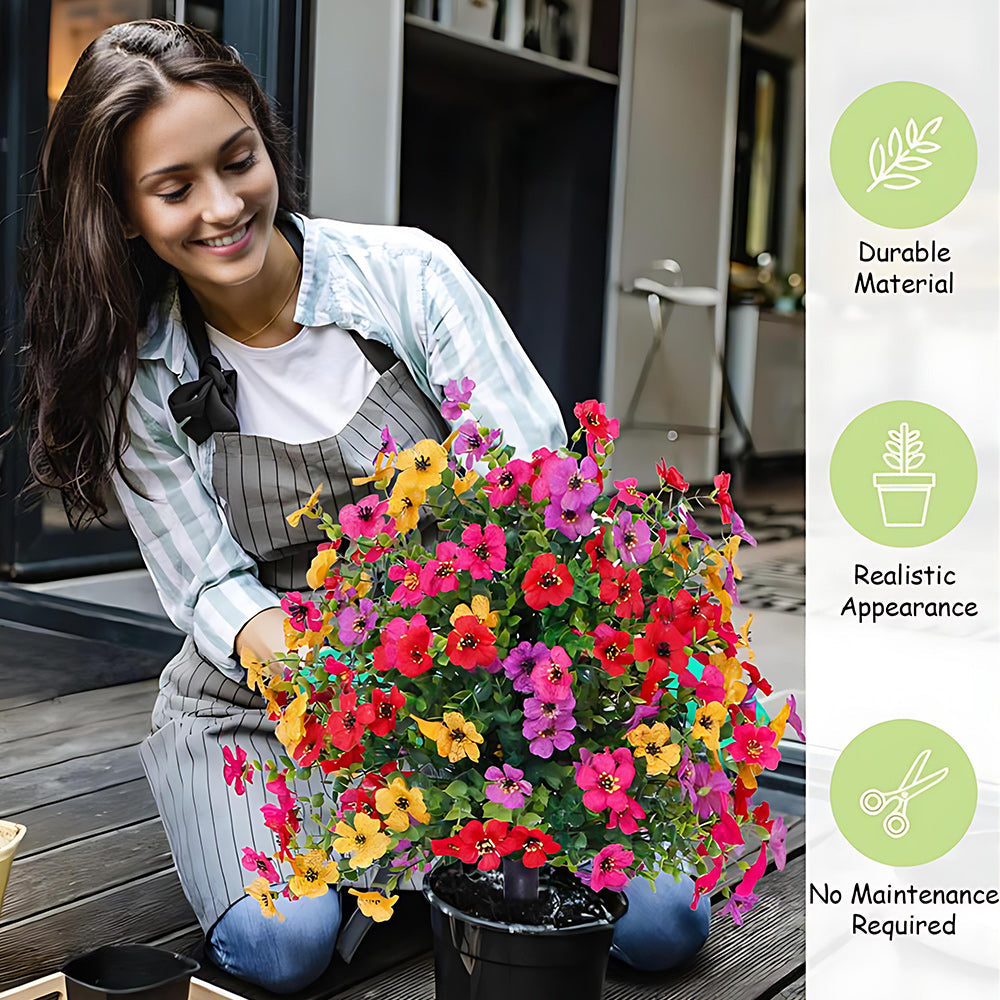 💐Weatherproof & No-Fade Outdoor Hanging Flowers