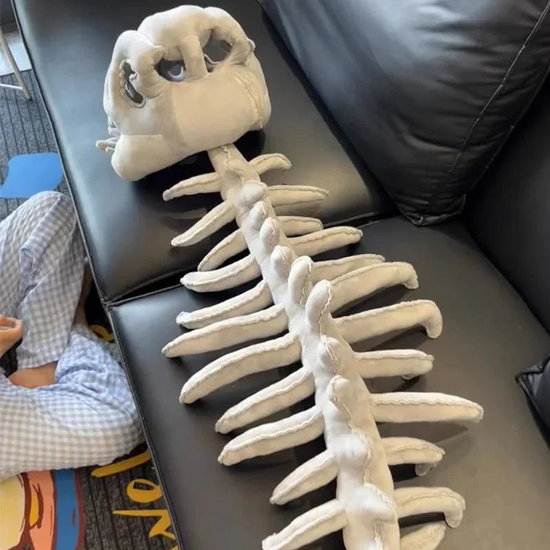 DinoRoar™ Dinosaur Skeleton Costume — Movable Jaw & Plush Tail (Ages 3-10)