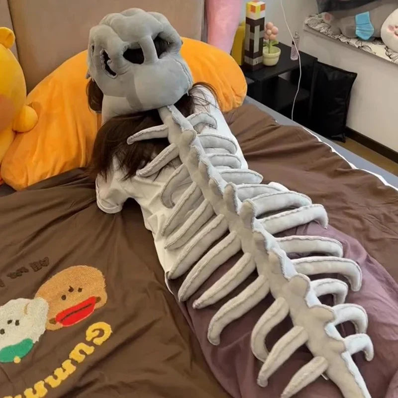 DinoRoar™ Dinosaur Skeleton Costume — Movable Jaw & Plush Tail (Ages 3-10)