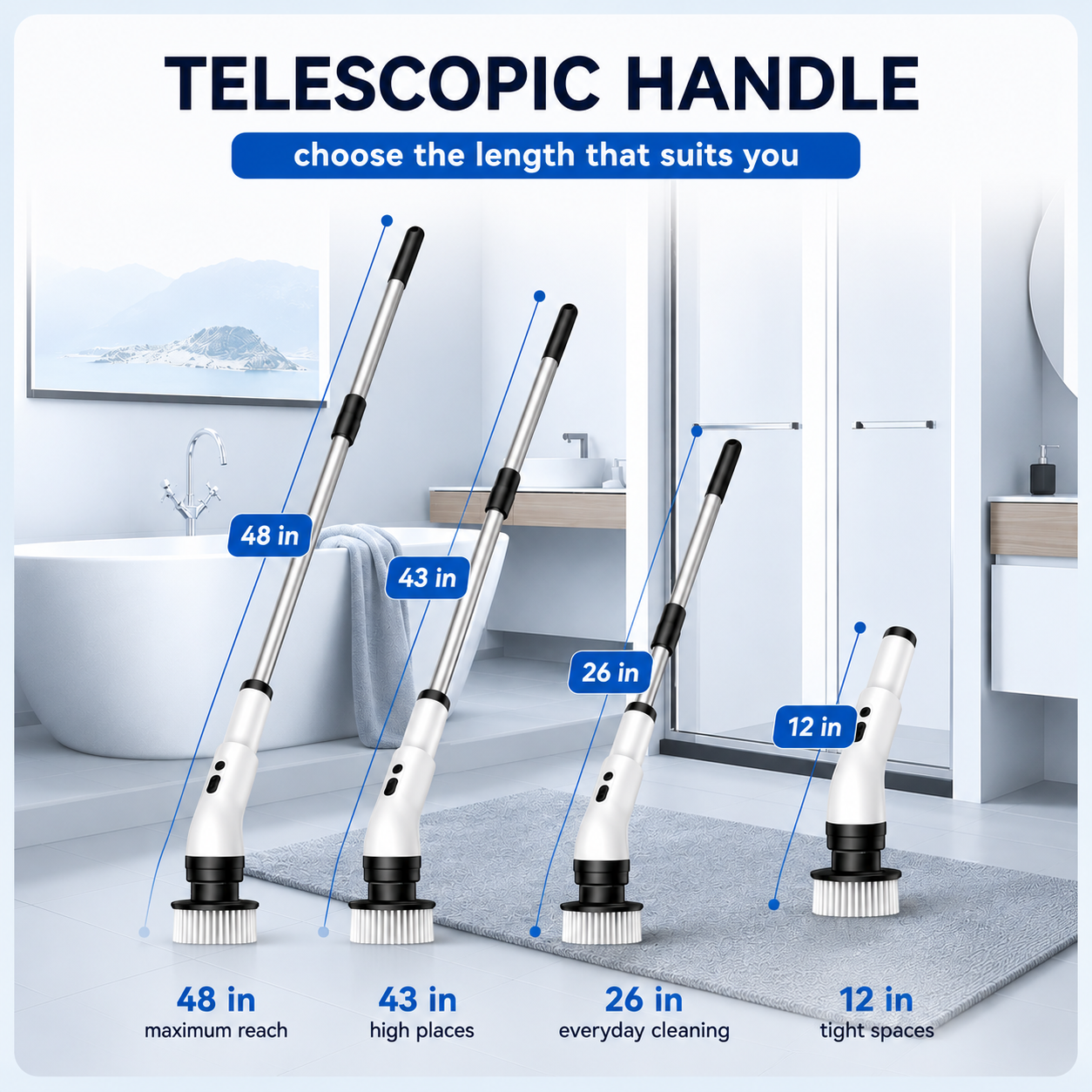 ⚡55% OFF TODAY——9-in-1 Electric Scrubber