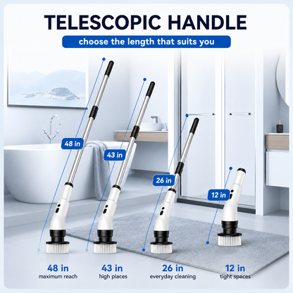 ⚡55% OFF TODAY——9-in-1 Electric Scrubber