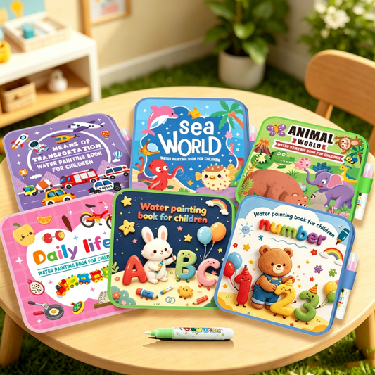 Reusable Water Painting Books for Kids