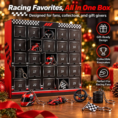 🏁 RaceGrid™ 25-Day Formula Racing Advent Calendar – Ultimate Christmas Countdown for Racing Fans