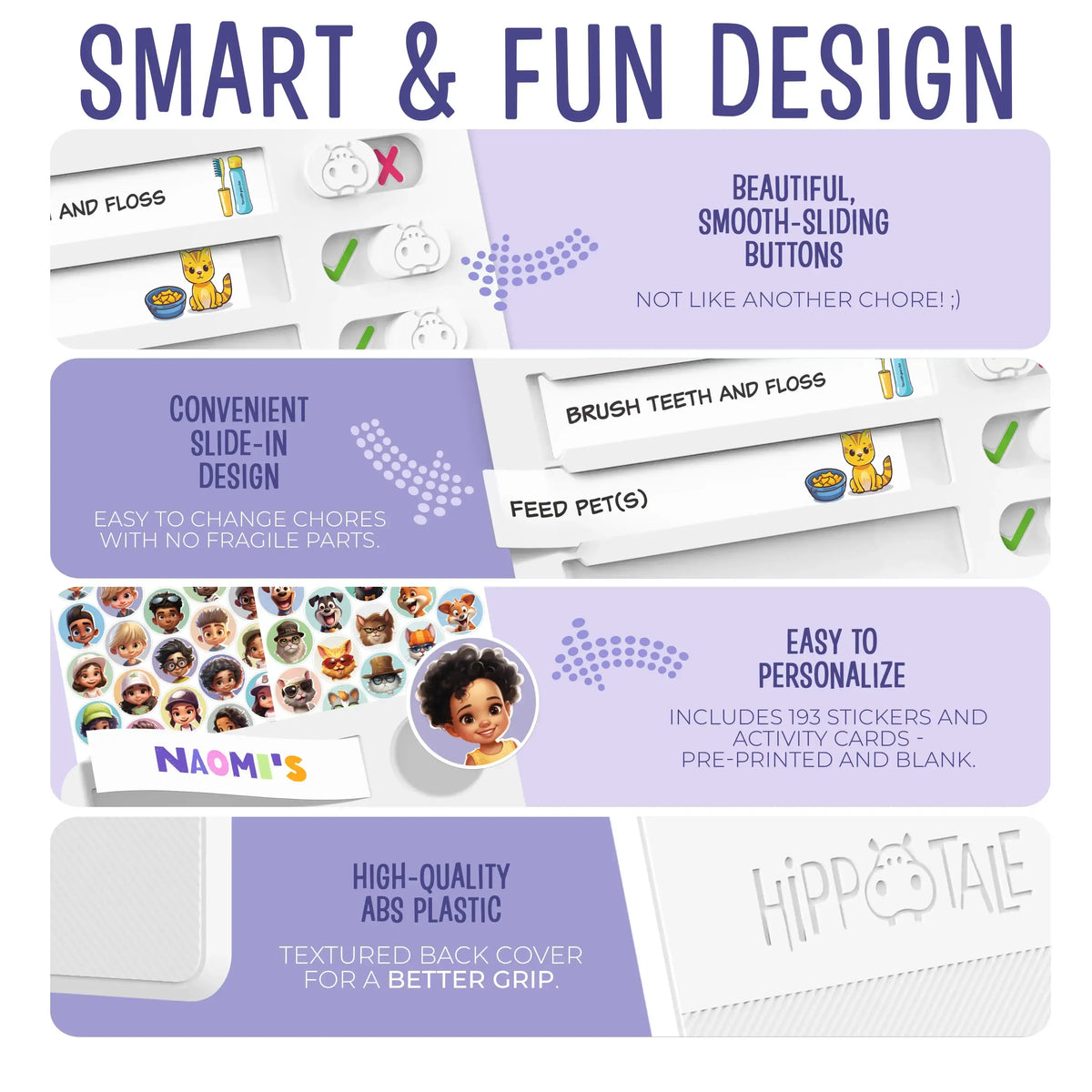 ✨Magnetic Kids Daily Routine Chore Chart, Visual Task Board with Stickers & Icons, Autism & ADHD Kids Routine Tool