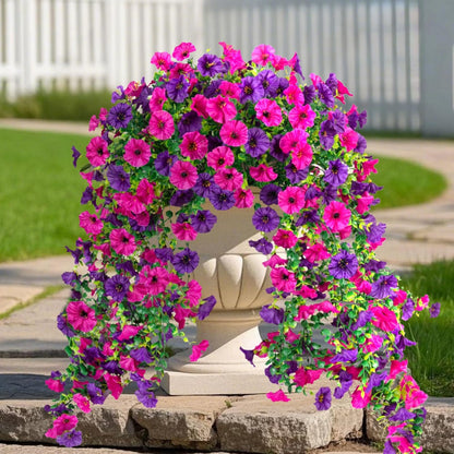 🌺 UV Resistant Hanging Artificial Morning Glory Vine 💖