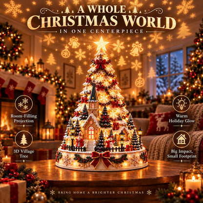 🏆 60,000+ Sold - 🎄MerryRealm™ Christmas Village Lightscape Tree