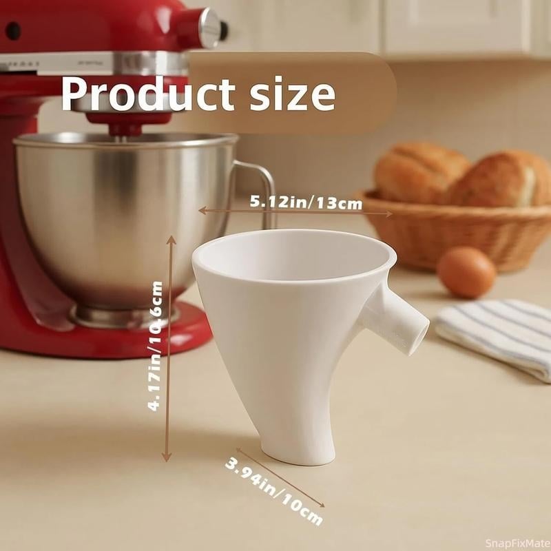 🔥LAST DAY 48% OFF - ✨Flour Funnel for Kitchen Aid Stand Mixer