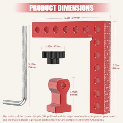 🔥Last Day 50% OFF - 📐Mroace 90 Degree Aluminum Corner Clamps