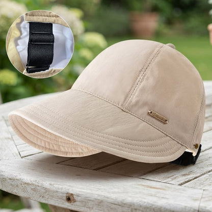 👒 Women’s Wide Brim Sun Visor Hat – UPF 50+ Open Top Ponytail Cap for Beach, Golf & Outdoor Sun Protection
