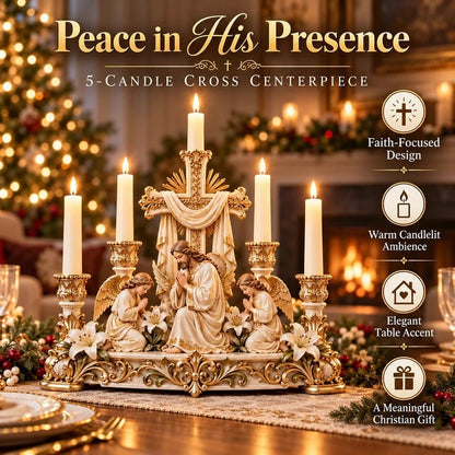 💯✨🕯️ Light of His Presence — Sacred Christian Candleholder ✝️🤍