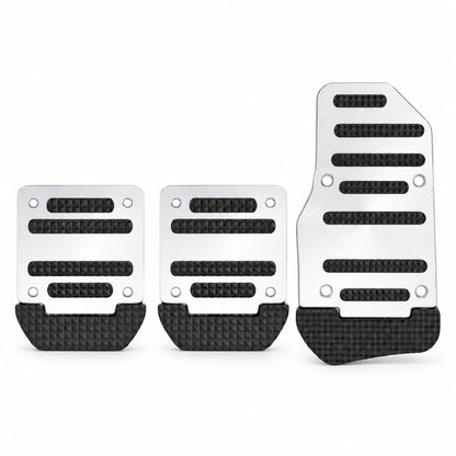 Car Pedal Covers, Aluminum Alloy Sets for Automatic & Manual Vehicles
