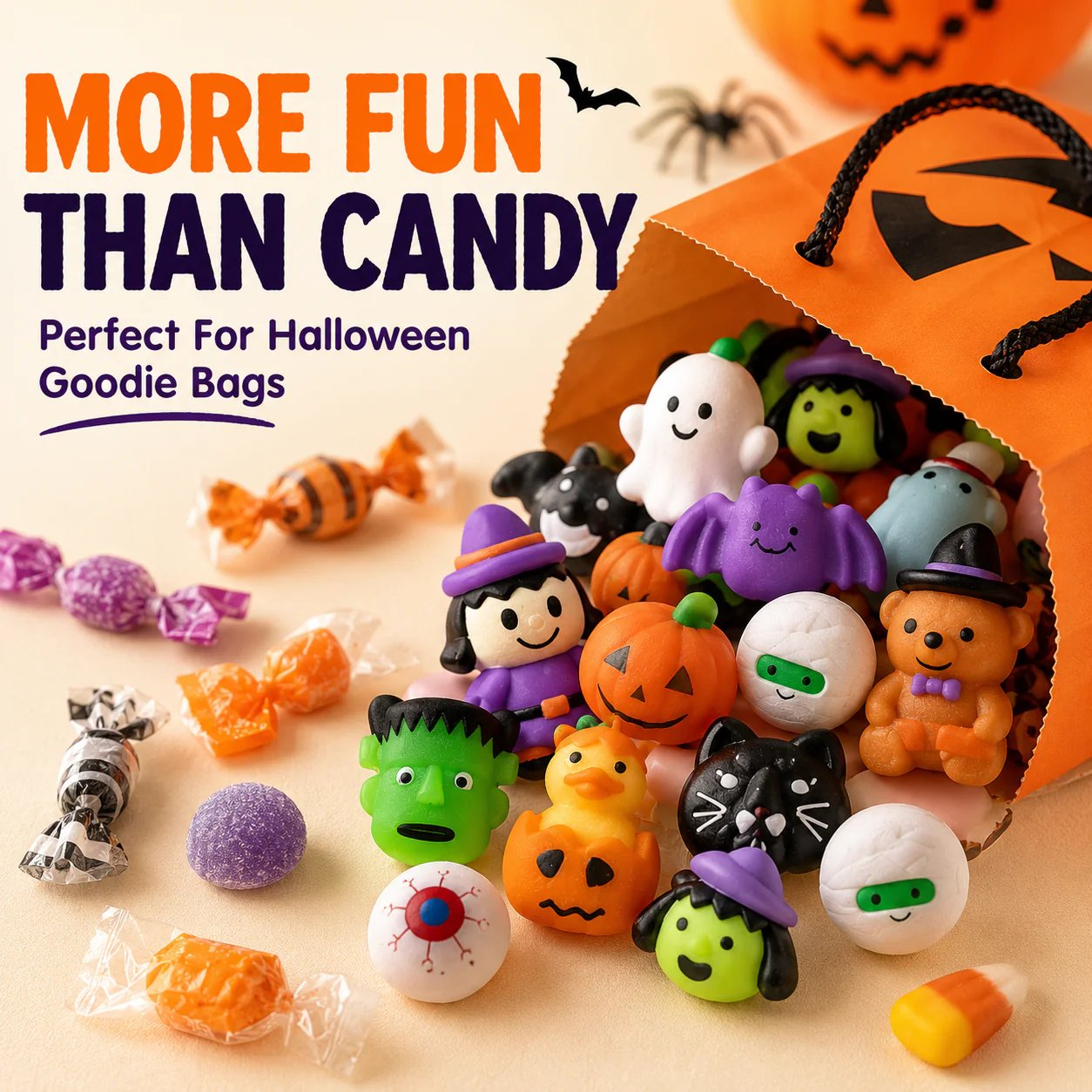 🔥Last Day 50% OFF - 🎃 Halloween Mochi Squishy Toys