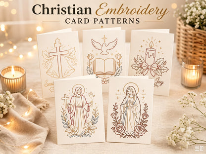 🔥LAST DAY 50% OFF - 🌲 🪡 Christmas Hand Embroidery Card DIY Kit | Stitch Your Way Into the Christmas Spirit ✨ 🎁
