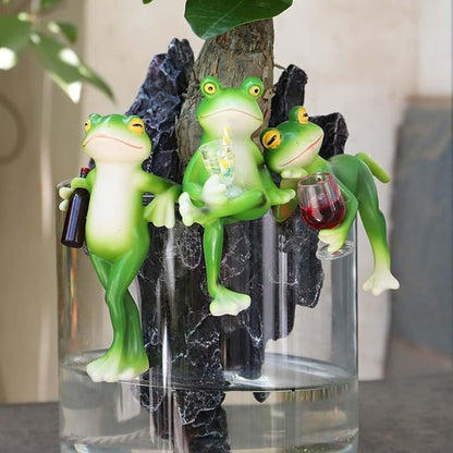 🏆Flash Sale⚡50K+ SOLD! Almost Gone -✨Resin Frog Figurines Planter Decor🐸🌿