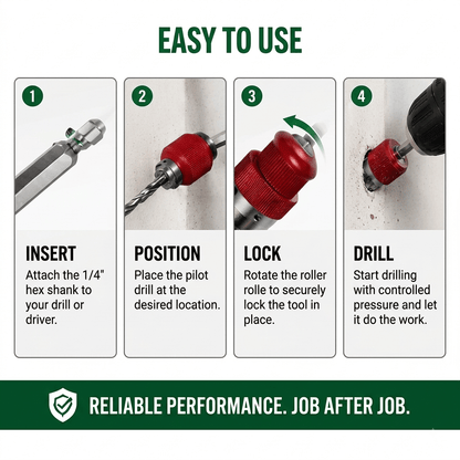 🔥LAST DAY 49% OFF - 🛠️Heavy-Duty 1/4" Hex Shank Hole Saw & Coring Bit