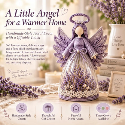 🔥 LAST DAY 49% OFF - 🌸🎁 Lighted Floral Angel Figurine