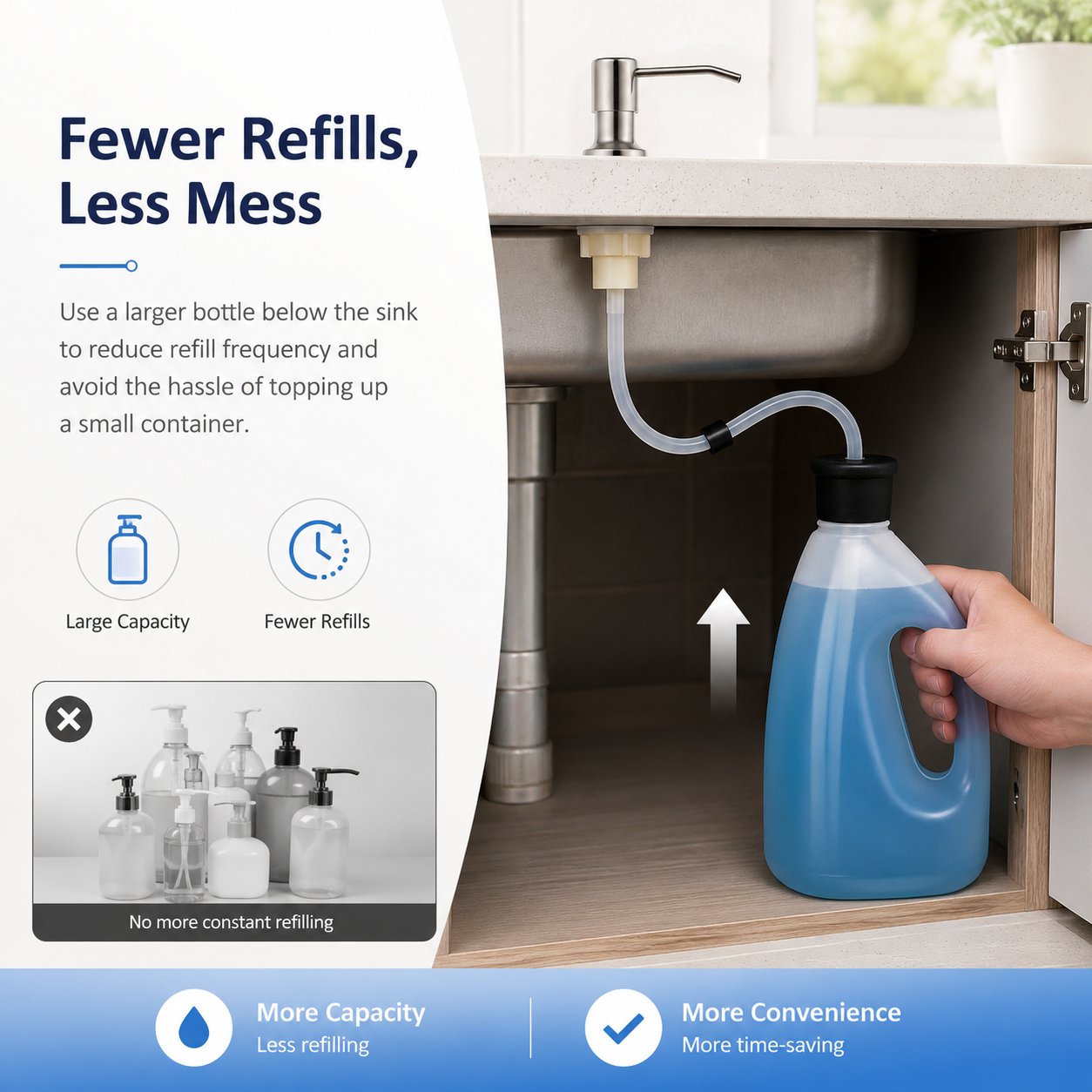 🔥Last Day 50% OFF - 🫧Kitchen Sink Soap Dispensers✨