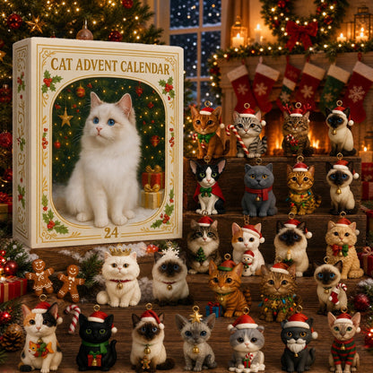 🎄LAST DAY 49% OFF -💥Advent Calendar 2026 Cat Advent Calendar - Giftfor Adults Friends CatOwners and Lovers Christmas Holiday Countdown Gift