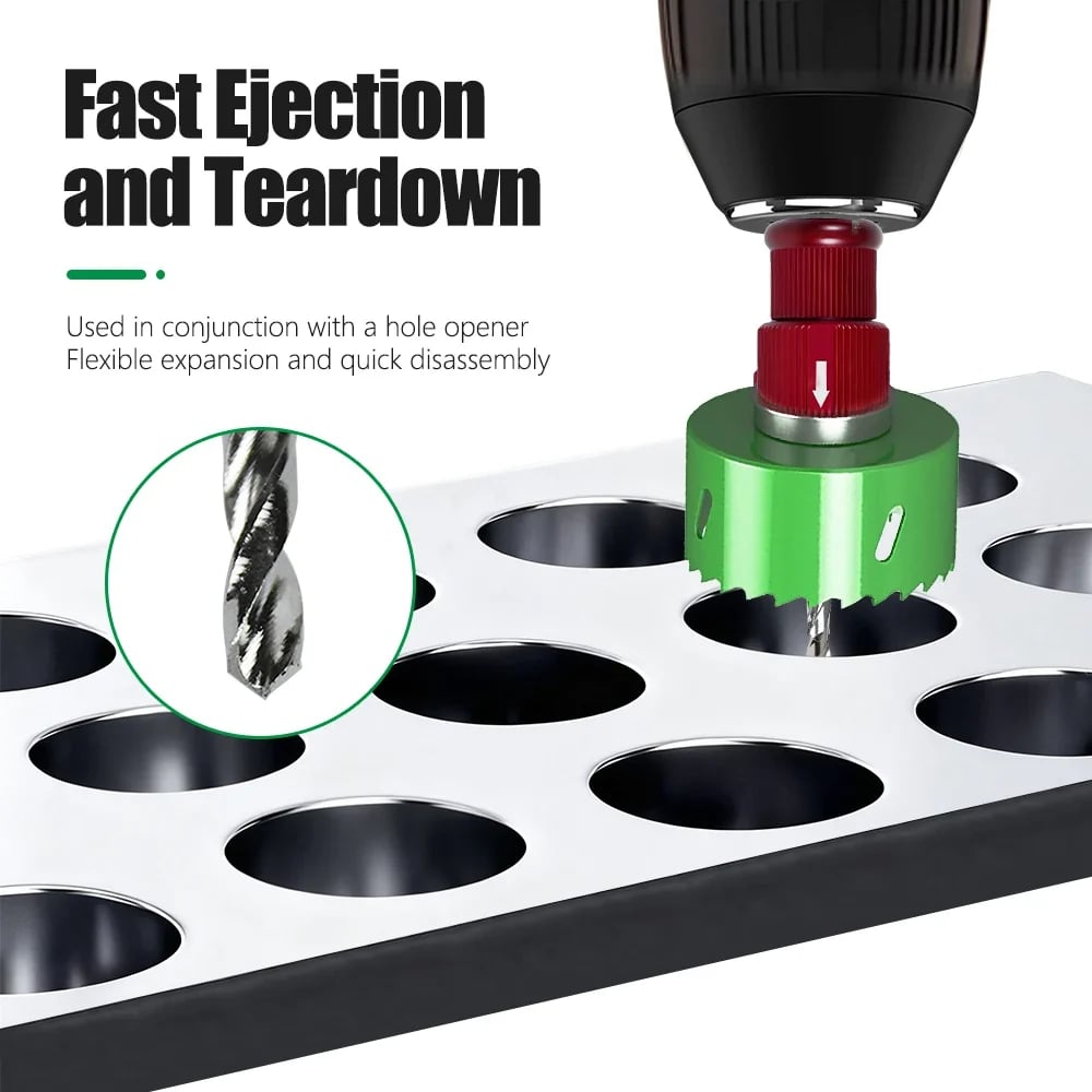 🔥LAST DAY 49% OFF - 🛠️Heavy-Duty 1/4" Hex Shank Hole Saw & Coring Bit