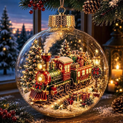 🔥HOT SALE 50% OFF - 🎄Glowing Christmas Diorama Ornament✨