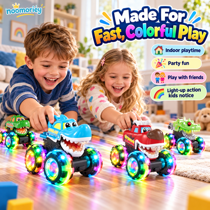 💕Glowing Monster Big Foot Toy Car