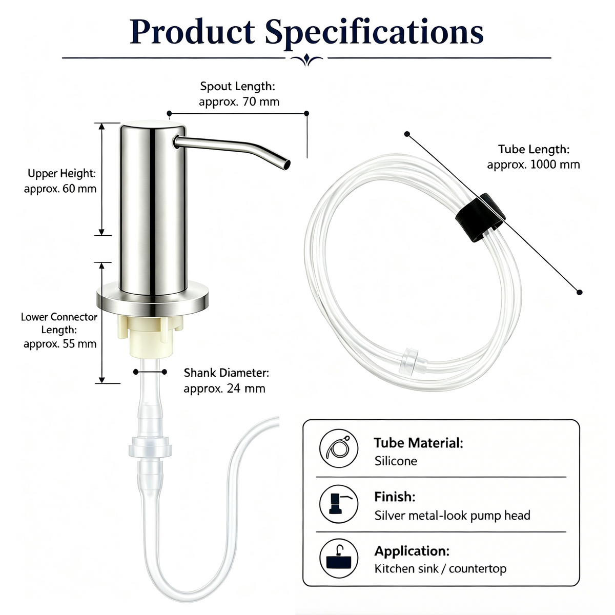 🔥Last Day 50% OFF - 🫧Kitchen Sink Soap Dispensers✨
