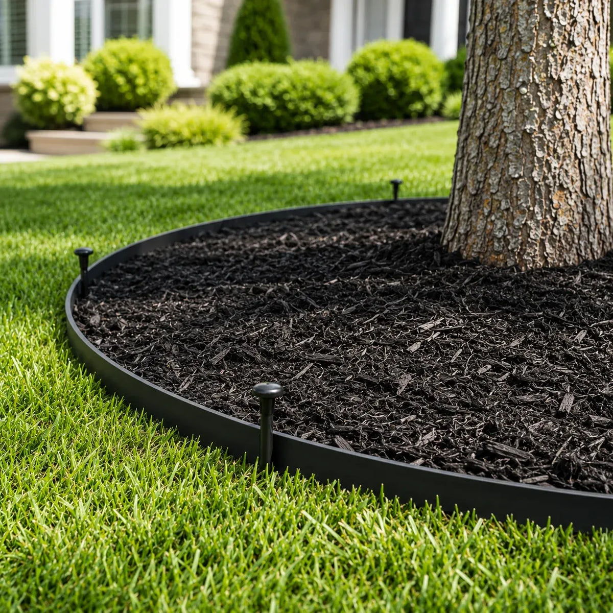 🏠🌿Instantly Upgrade Your Garden Borders — 16.5 FT No-Dig Landscape Edging Kit with 15 Stakes
