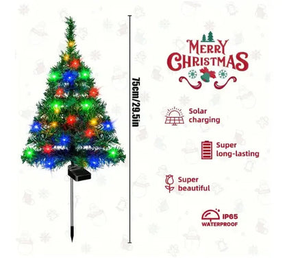Last day 50%OFF🎄2026 Solar Christmas Trees Lights Outdoor Decoration Waterproof