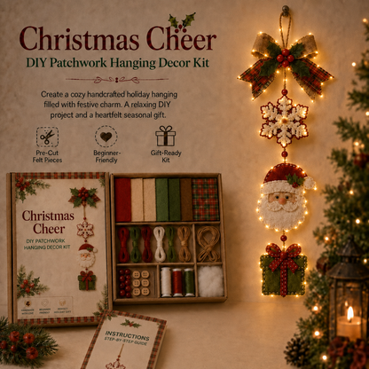 DIY Patchwork Hanging Decor Kit