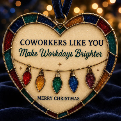 ✨ Heartfelt 'Stained-Glass Style' Christmas Ornaments | The Perfect Holiday Gift for Everyone You Love ❤️🎄