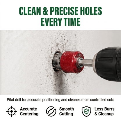 🔥LAST DAY 49% OFF - 🛠️Heavy-Duty 1/4" Hex Shank Hole Saw & Coring Bit