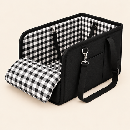 🐾 The Copup Seat™ – Cozy Center Console Car Seat for Small Dogs & Cats
