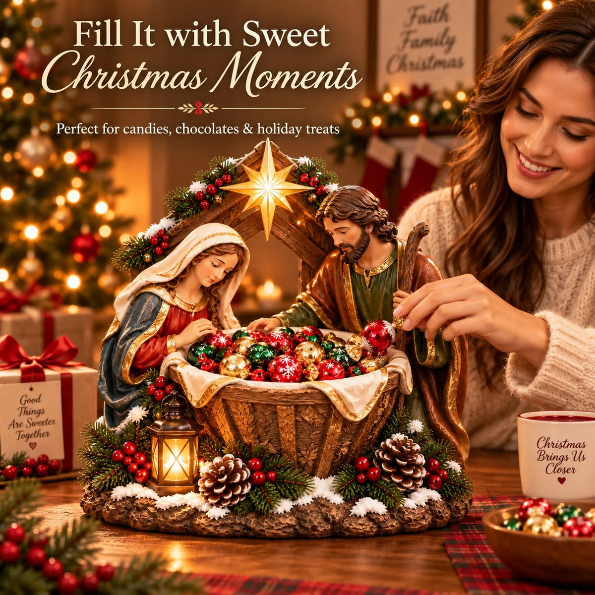 ✨Last Day 49% OFF✝️✨ Nativity Blessing Bowl