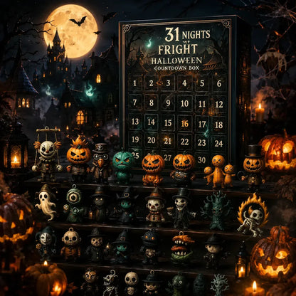 🎃2026 Halloween Countdown Advent Calendar Gift Box - 31 Nights of Fright Blindbags Surprise Set👻