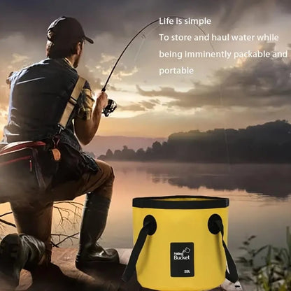 🪣20L Portable Folding Water Storage Bucket🚰Your Go‐Anywhere Water Companion